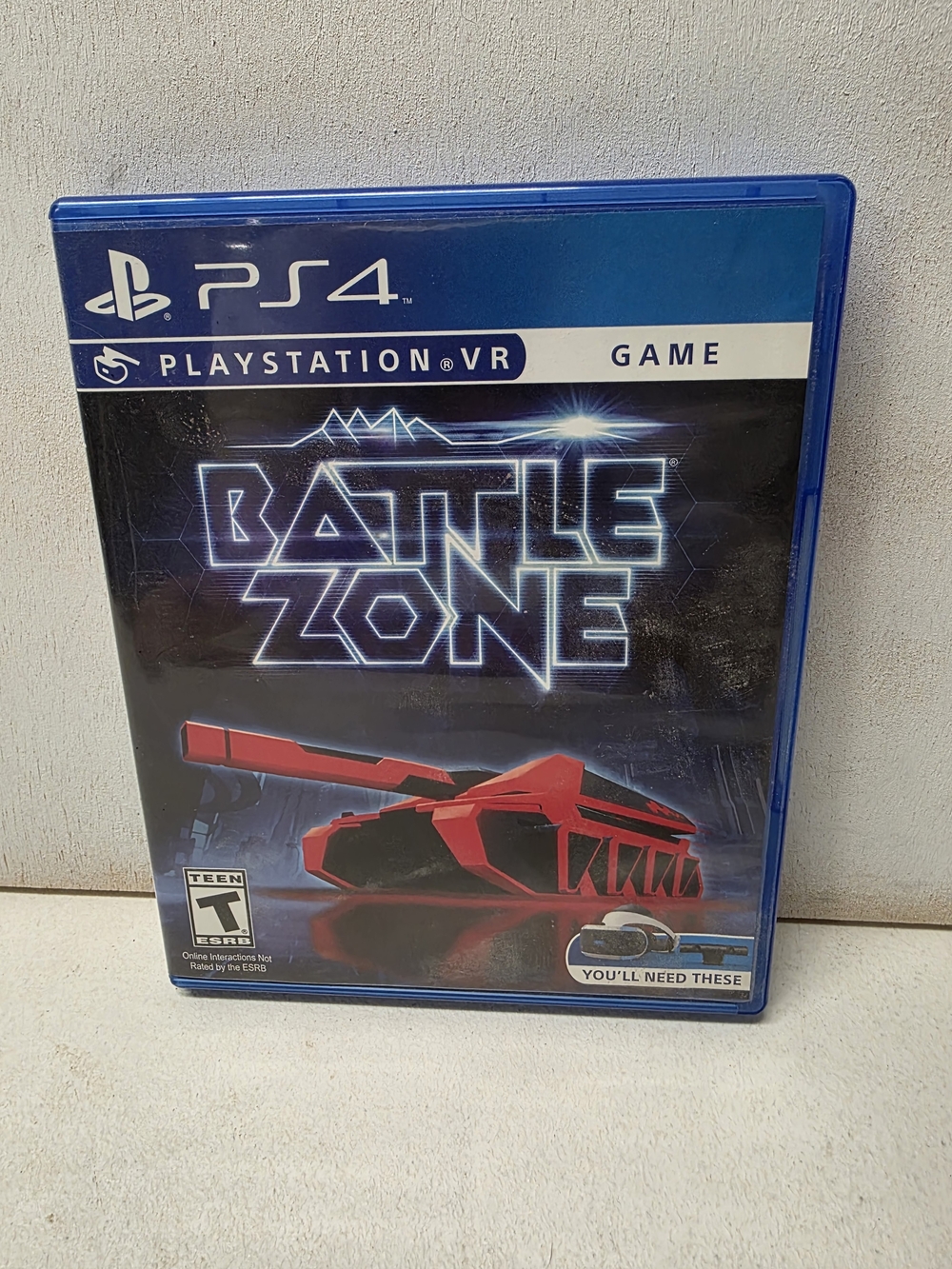 Battlezone PS4 PlayStation VR PSVR Game Tested Working Disc Case 2016